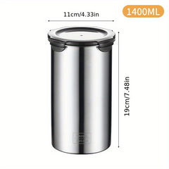 3pcs Stainless Steel Sealed Storage Tank Halloween Candy Can Biscuit Can