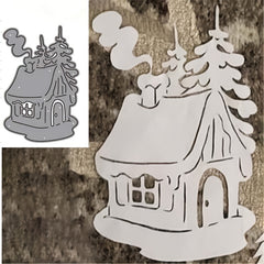 Metal Cutting Dies Stencils for DIY Scrapbooking Christmas House Cards Making