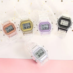 Kids' Waterproof Electronic Watch with Luminous Display
