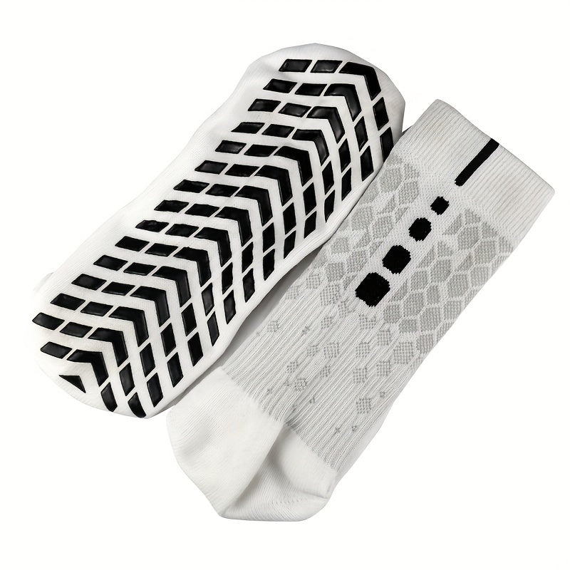 Unisex Breathable Football Socks Silicone Bottom Non-slip Soccer Socks