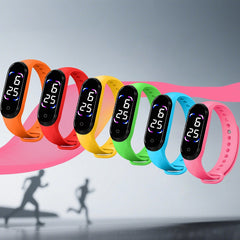 Youth Sports Electronic Watch Set - 6pcs Set for Boys and Girls
