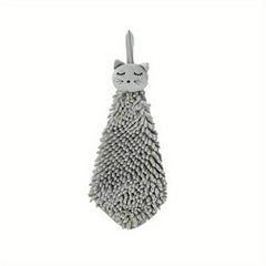 Soft Chenille Hanging Towel for Hands Quick Drying Absorbent Towel