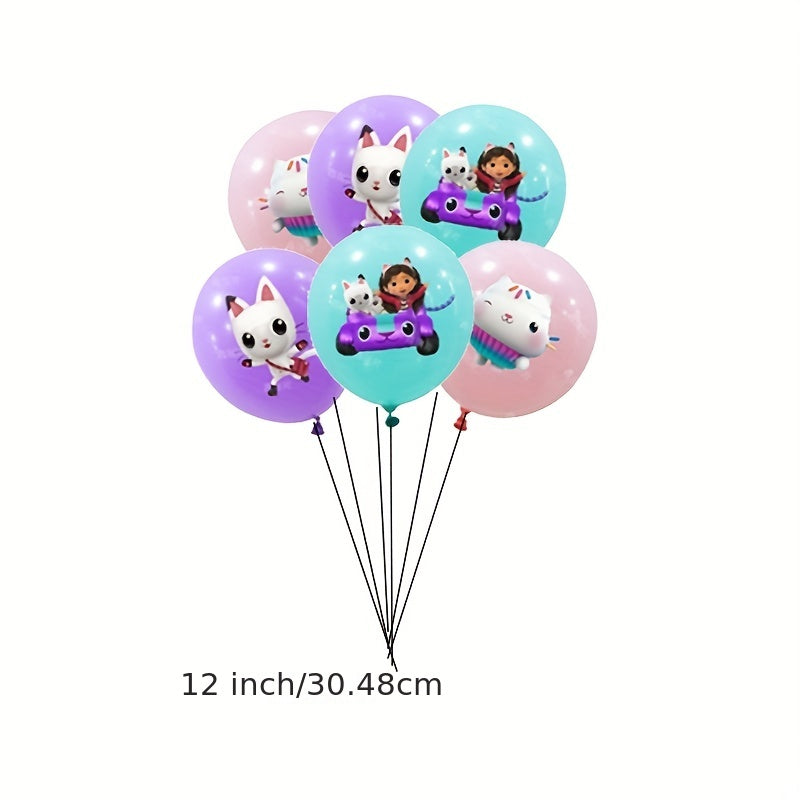 29pcs Birthday Theme Balloon Set for Dollhouse Party