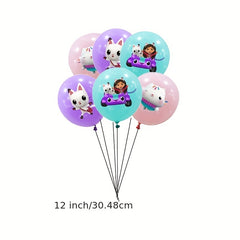 29pcs Birthday Theme Balloon Set for Dollhouse Party