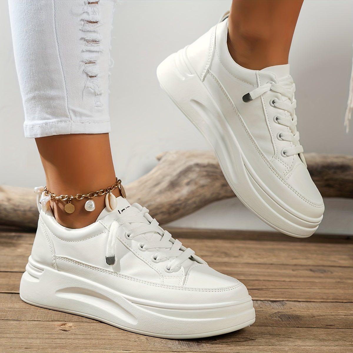 Women's Heighten Skate Shoes Non Slip Chunky Sneakers