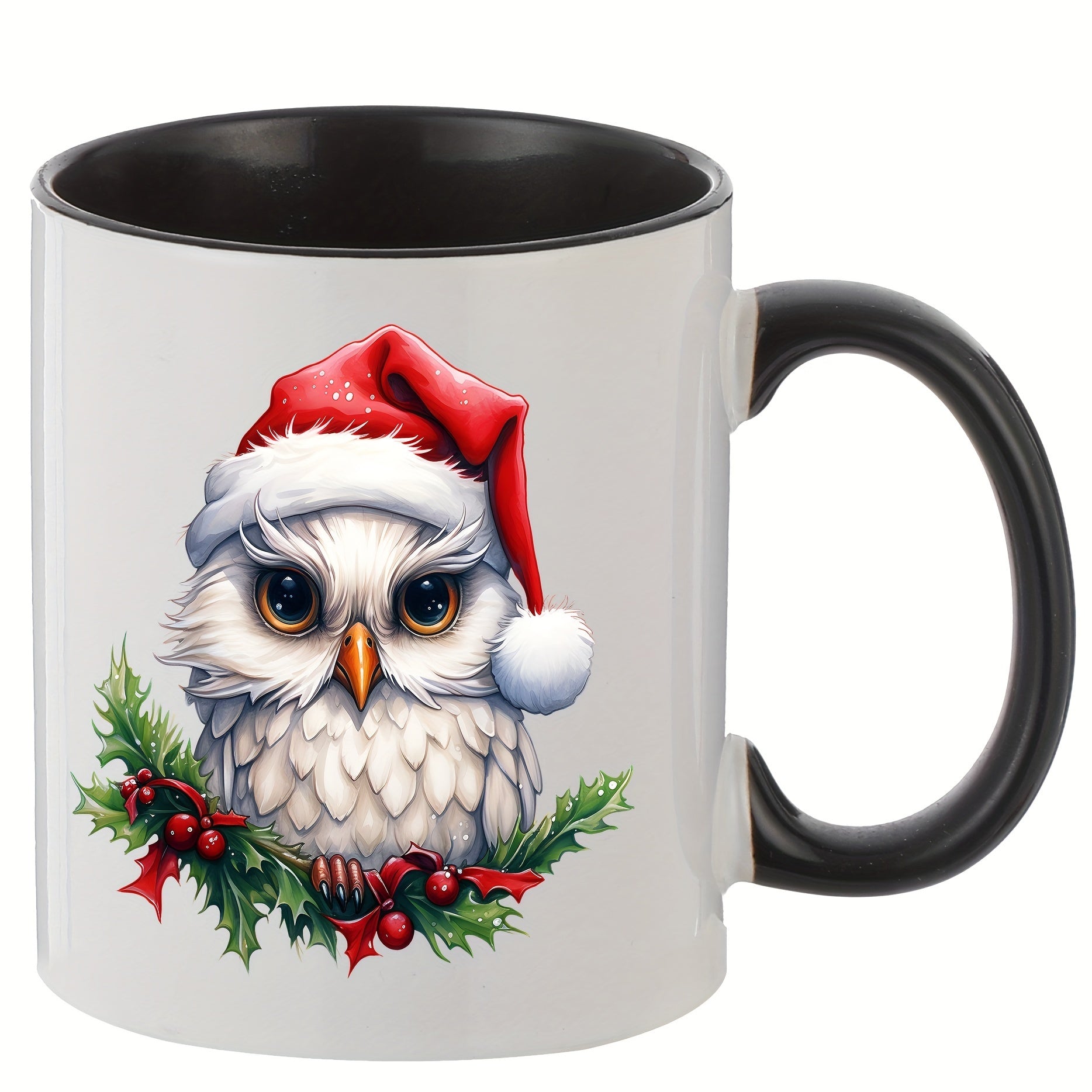 11oz Owl Printed Coffee Mug Cup Christmas Ceramic Mug