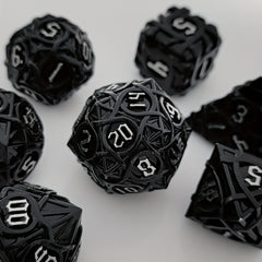 7pcs Metal Polyhedral Dice Set Christmas Gift