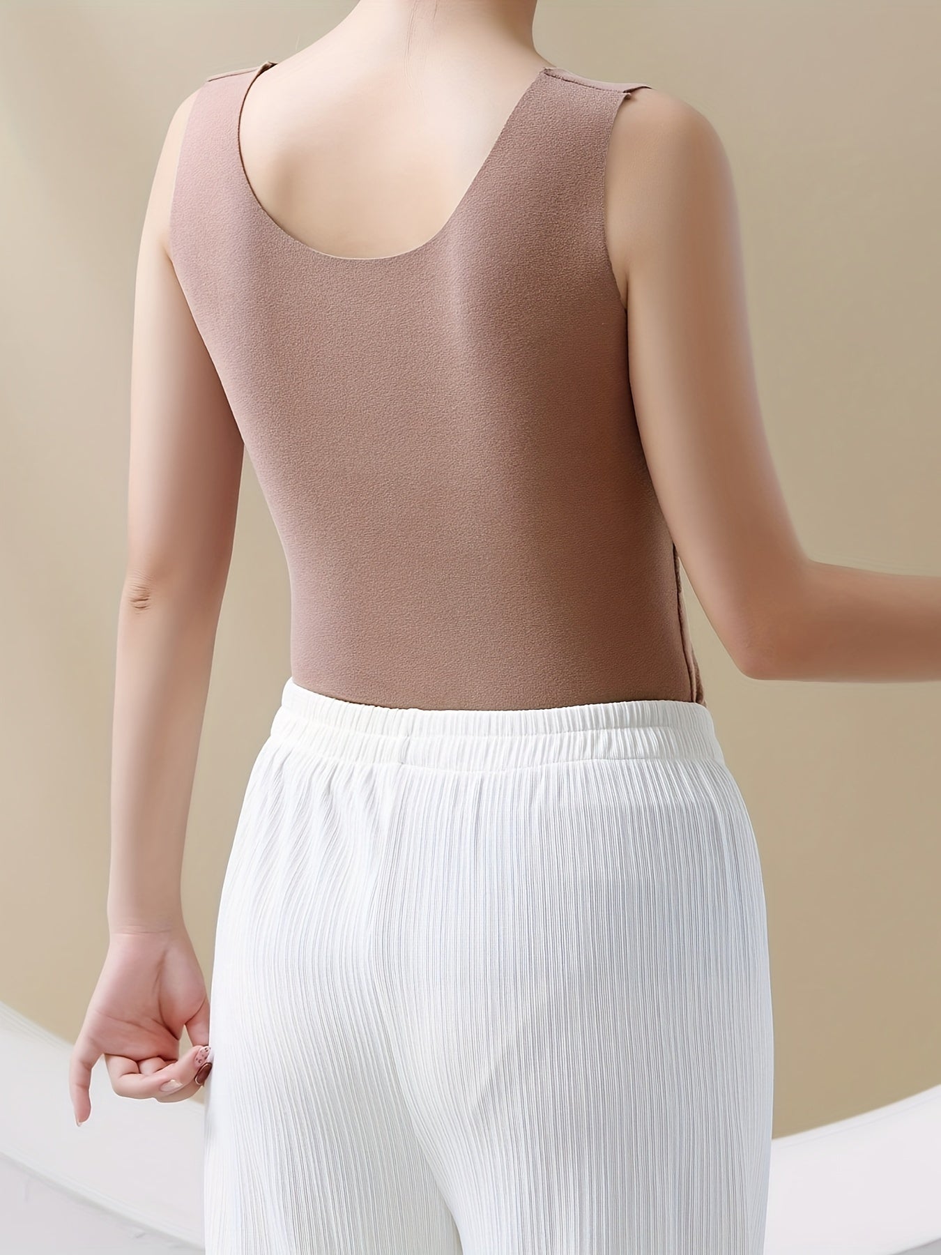 2-Pack Lace Tank Tops V Neck Thermal Underwear Women's Lingerie
