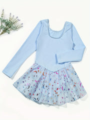 Girl's Starry Graphic Fancy Dance Dress Ballet Dress