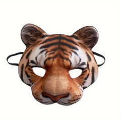 2pcs Halloween Masks Party Props Half Face Animal Carnival Party Dance Role Play