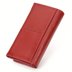 HUMERPAUL Vintage Leather RFID Wallet Classic Bi Fold Large Capacity