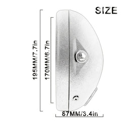 Motorcycle LED Headlight Housing Cover Bucket Round Headlamp Mount