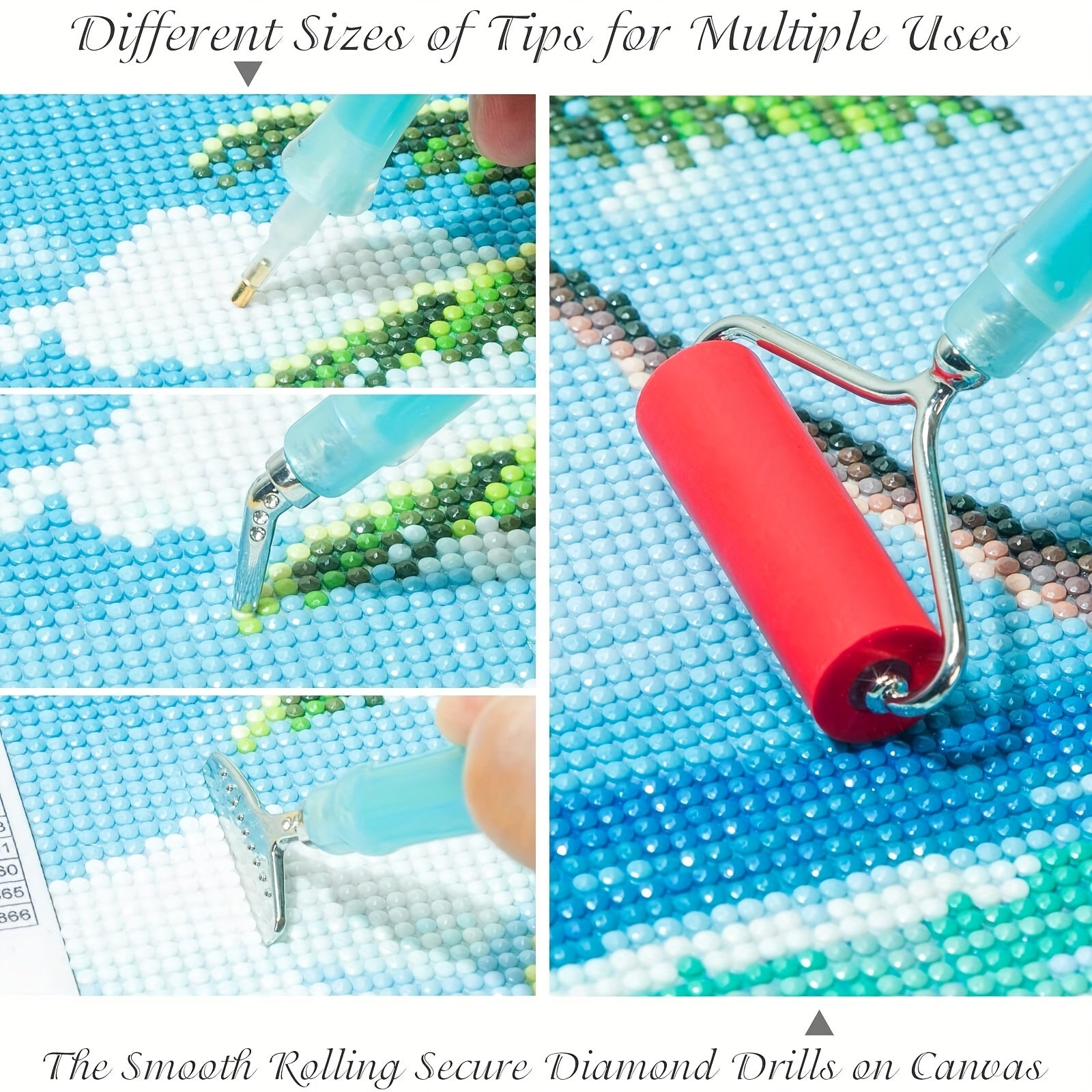 Metal Roller Pen Heads for Diamond Painting Tool Stainless Steel Tip