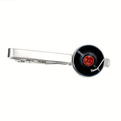 Men's Record Player Tie Clip - Tie Accessories