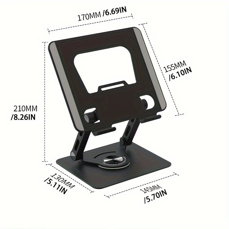 Aluminum Tablet Bracket Desktop 360° Rotation Portable Stand