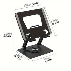 Aluminum Tablet Bracket Desktop 360° Rotation Portable Stand