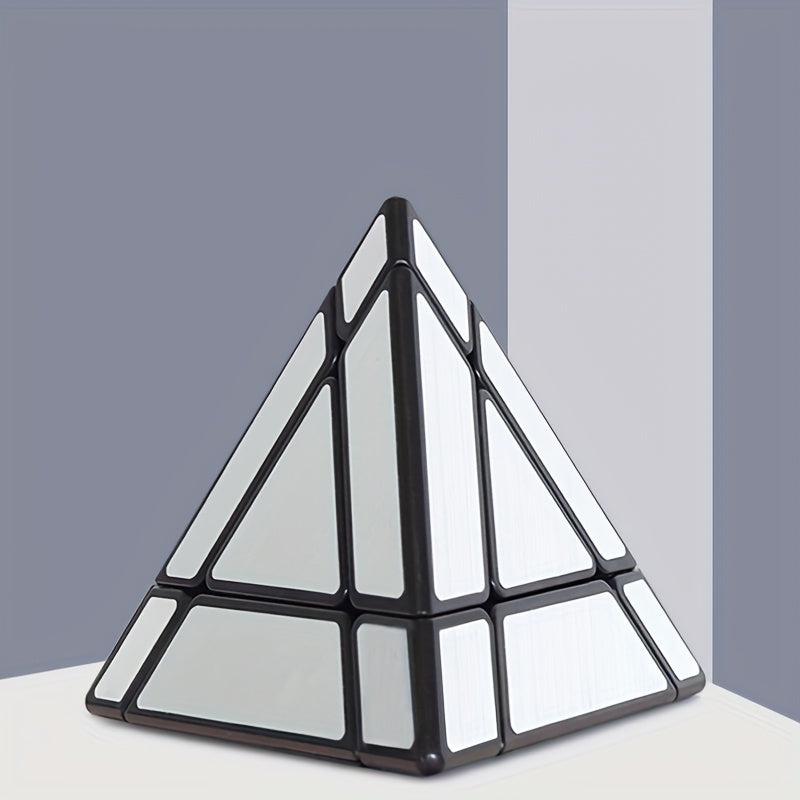 Sengso Pyramid Mirror Cube Speed Puzzle ABS Resin Mixed Colors