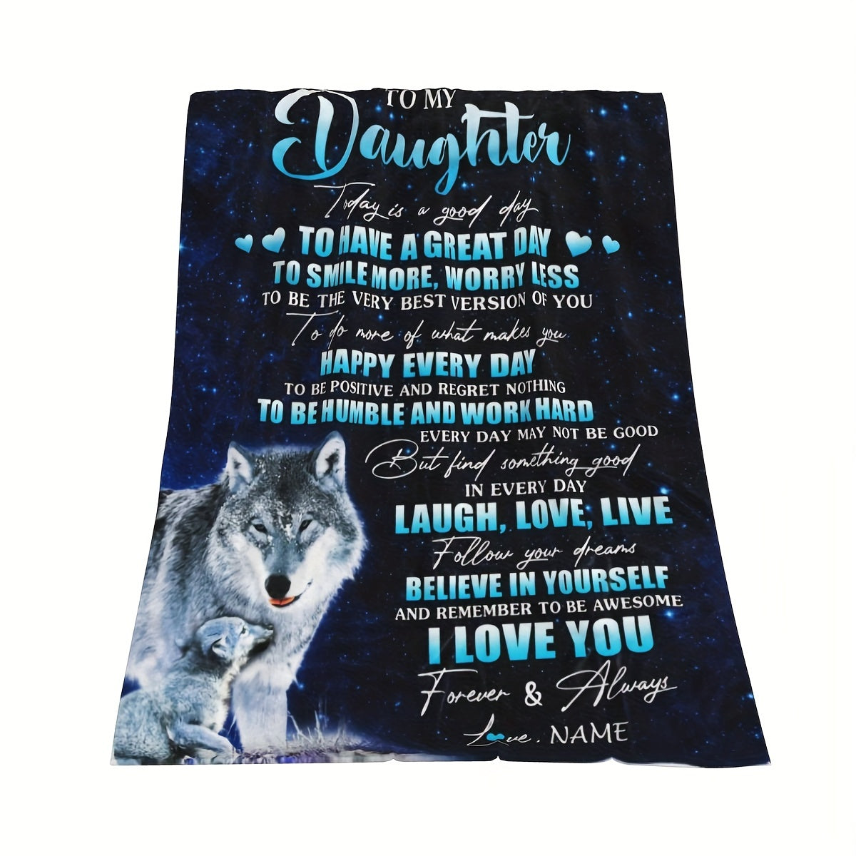 Unique Daughter Gift Ideas: Warm Throw Blanket for Home & Outdoor Use