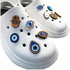 10 PCS Eye Shoes Charms For Crocs Shoe Decorations PVC Cartoon