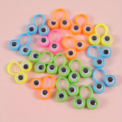 10pcs Eye Finger Puppet Rings with Wiggling Eye Toys for Party Gift