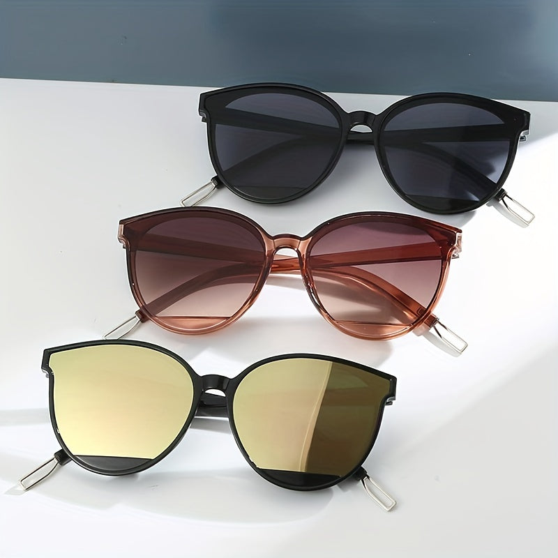 Cat Eye Round Sunglasses UV400 Sun Shades Glasses