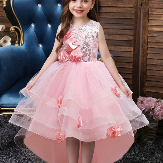 Toddler Girl's Formal Dress Flower Princess Dress
