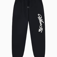 Letter Print Joggers Men s Stretch Waist Drawstring Casual Pants