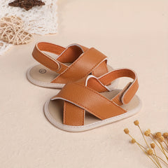 Boys' Solid Open Toe Sandals Breathable Lightweight Anti Slip Sandals