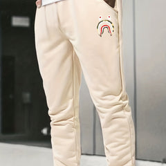 Cartoon Print Men s Drawstring Sweatpants Jogger Pants