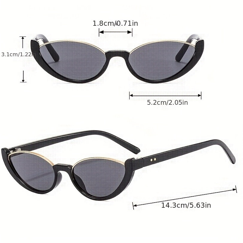 Y2K Cat Eye Sunglasses Gradient Anti Glare UV400