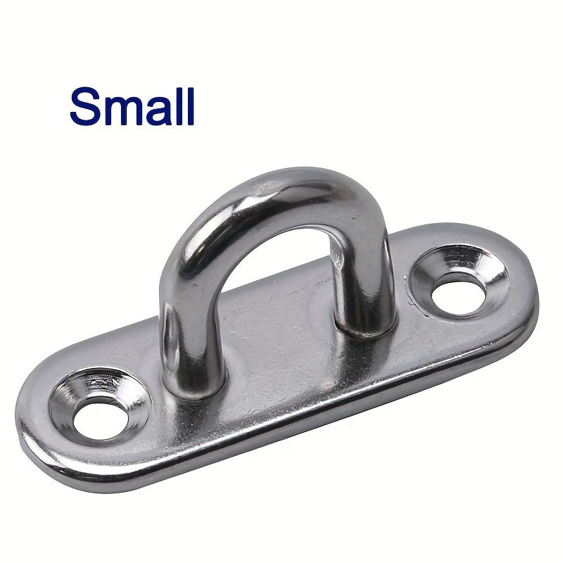 1pc Oval Pad Eye Marine Deck Hardware 304 M6 Heavy Duty Wall Mount Ceiling Hook
