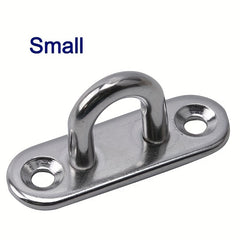 1pc Oval Pad Eye Marine Deck Hardware 304 M6 Heavy Duty Wall Mount Ceiling Hook