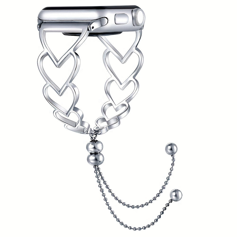 Heart Shape Watch Band Bracelet Dressy Replacement Strap
