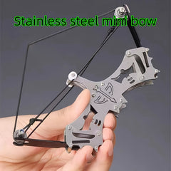 Stainless Steel Mini Bow Decompress Toy for Outdoor Activities
