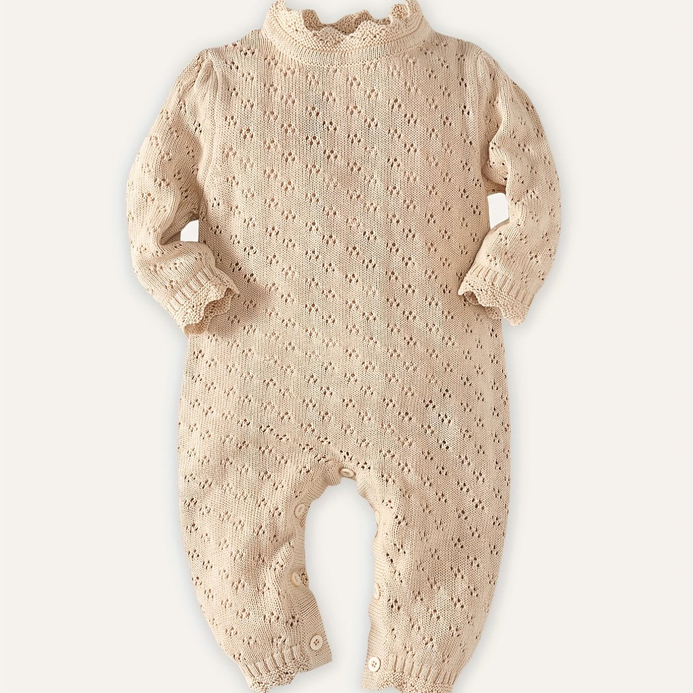Baby Hollow Out Sweater Romper Newborn Knitted Jumpsuit