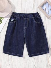 Boys Casual Denim Shorts For Summer Kids Clothes