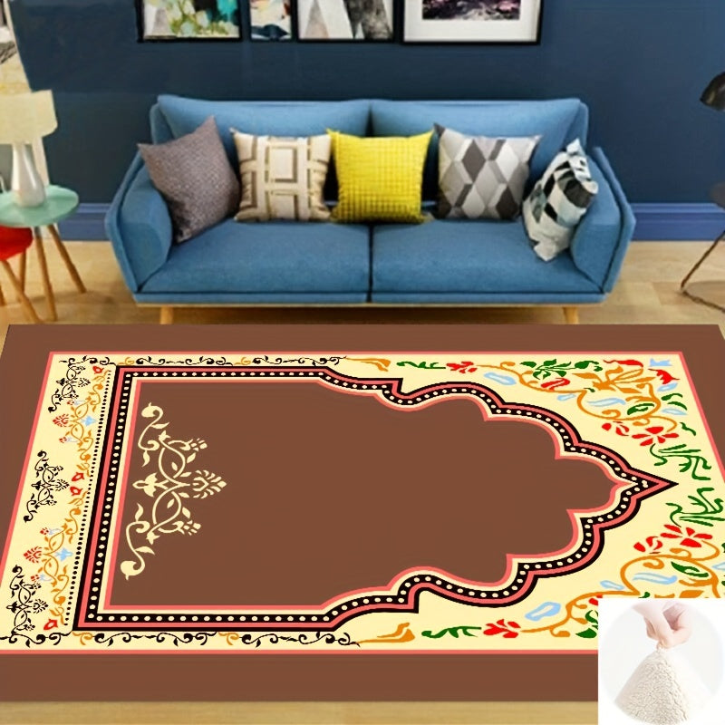 Boho Anti Fatigue Kitchen Rugs Vintage Absorbent Non Slip Runner Rugs Floor Mat