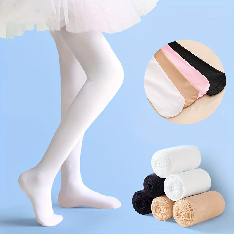 Girls Kids Thin Breathable Leggings Dance Socks Spring Summer Autumn