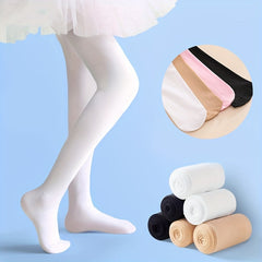 Girls Kids Thin Breathable Leggings Dance Socks Spring Summer Autumn