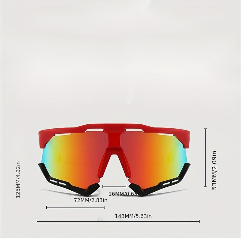 Men's Big Size Sport Sunglasses UV Protection