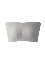 Seamless Bandeau Tube Bra Anti slip High Stretch 1XL-6XL