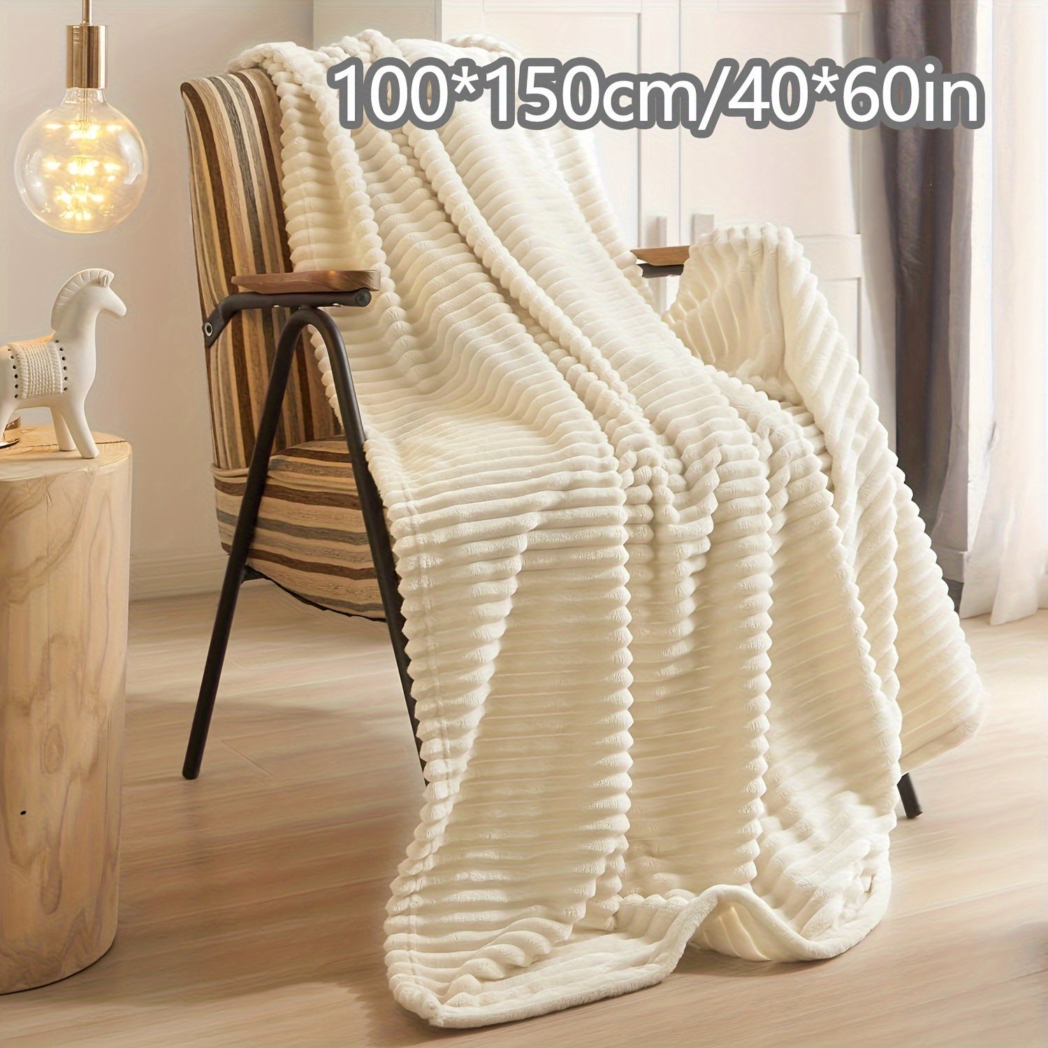 Large Plush Yoga Mat Towel Non-slip Solid Fitness Pilates Blanket