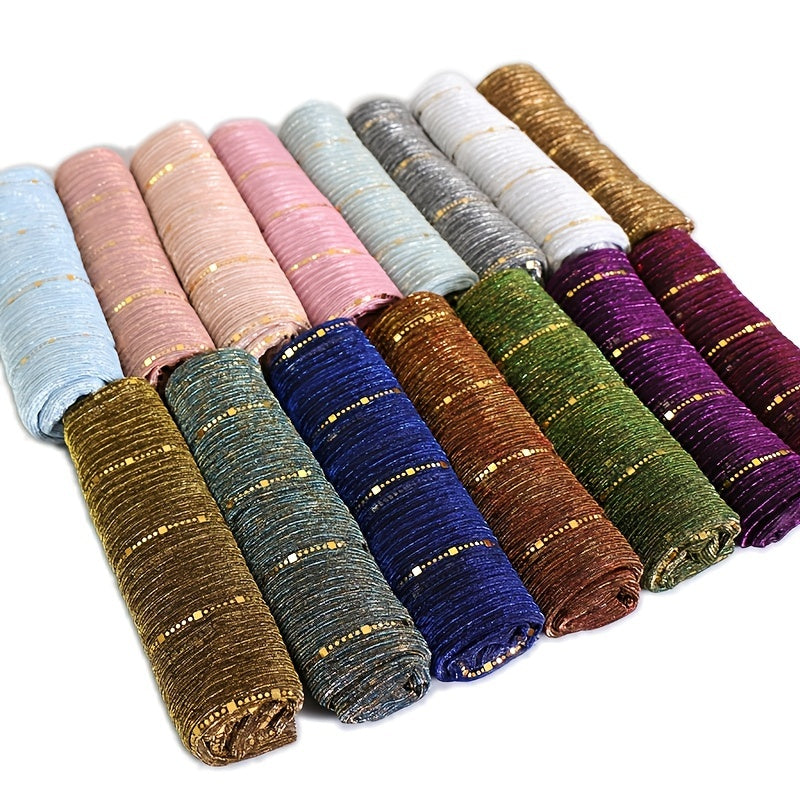 Women Solid Headscarf Turban Lightweight Jersey Hijab Scarf Wrap