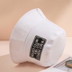 Letter Bucket Hat Unisex Fisherman Hat For Women Men Christmas Gift