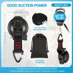 Pet Grooming Suction Cup Hook & Restraint Rope Set