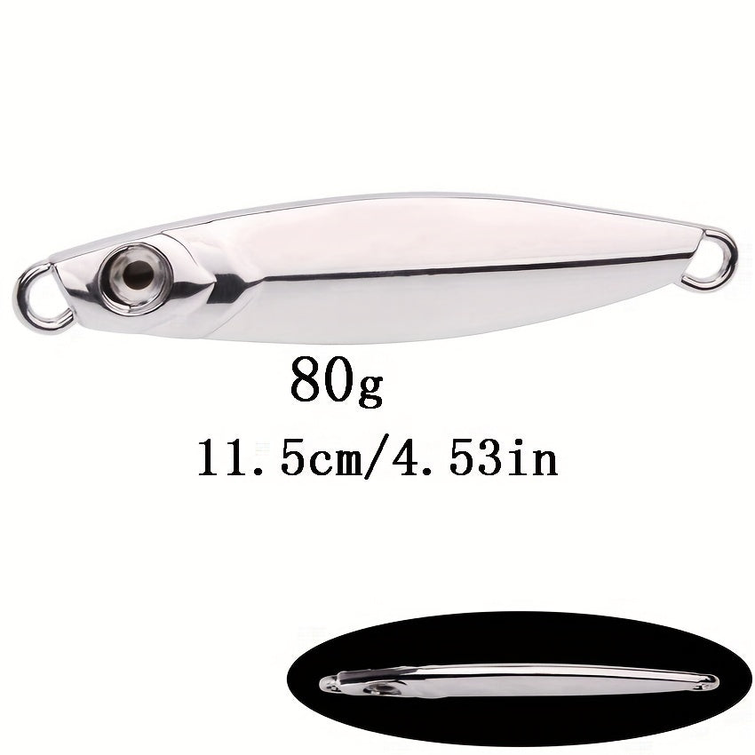 Metal Jigs Hard Bait Fishing Lures for Saltwater 60g 80g 100g