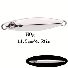 Metal Jigs Hard Bait Fishing Lures for Saltwater 60g 80g 100g
