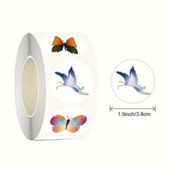 200pcs Butterfly Animal Stickers, Perfect Christmas Gift