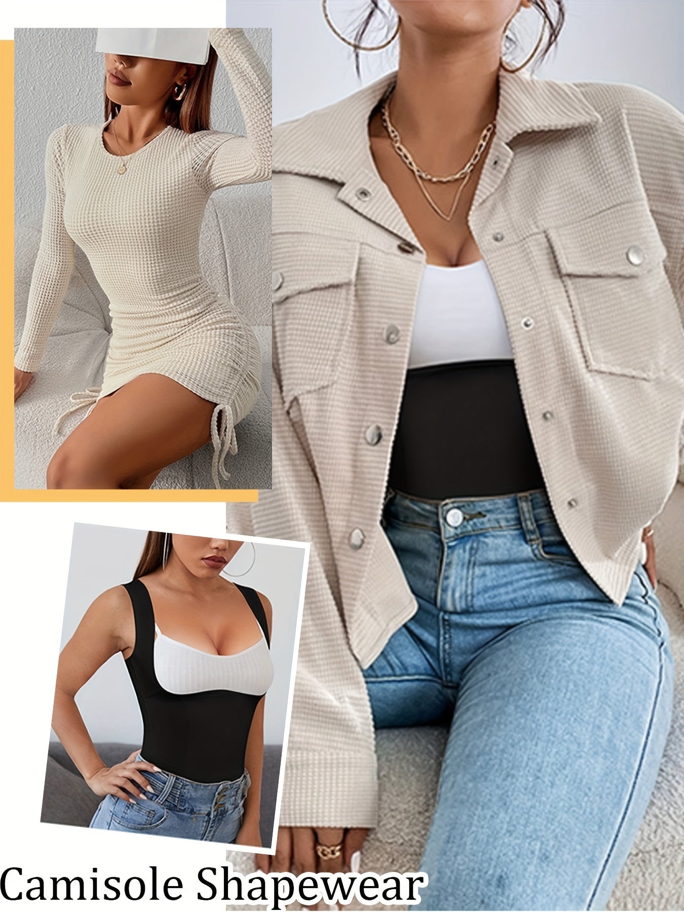 Seamless Shaping Tank Tops Waist Trainer Tummy Control Slimmer