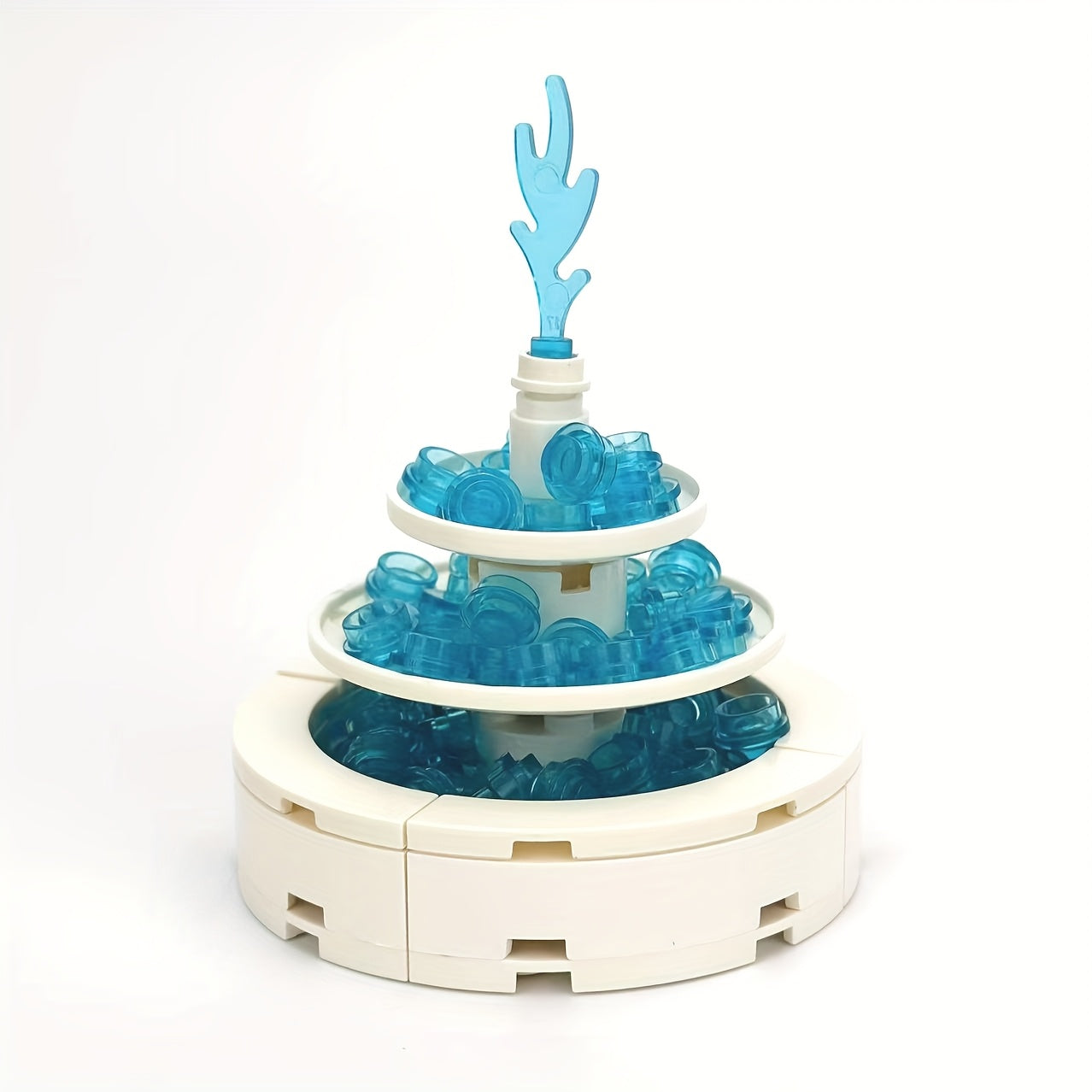 Particle Building Blocks Fountain Treehouse Courtyard Set